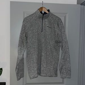 Eddie Bauer mens quarter zip pullover fleece. Great condition.